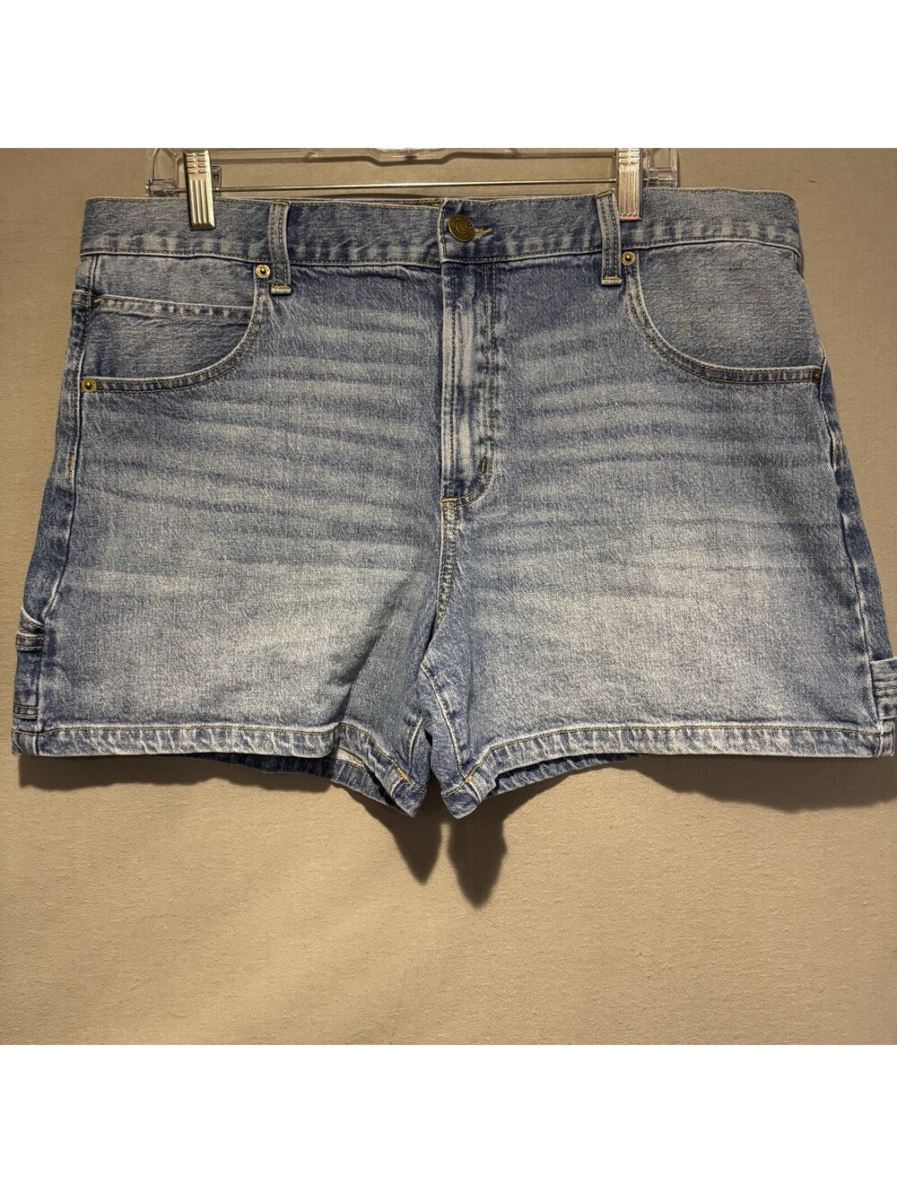 Vintage Y2K Jordache Blue Jean Carpenter Shorts Size 12 Medium Wash Denim